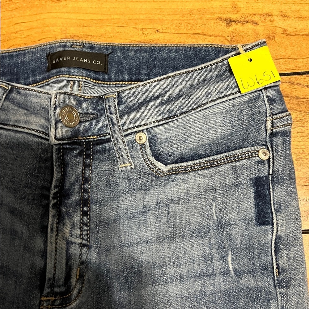 Silver high note Skinny Jeans - Picture 2 of 6
